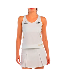 Camiseta Tirantes Bullpadel Acora Mujer White 2025 Premier Padel