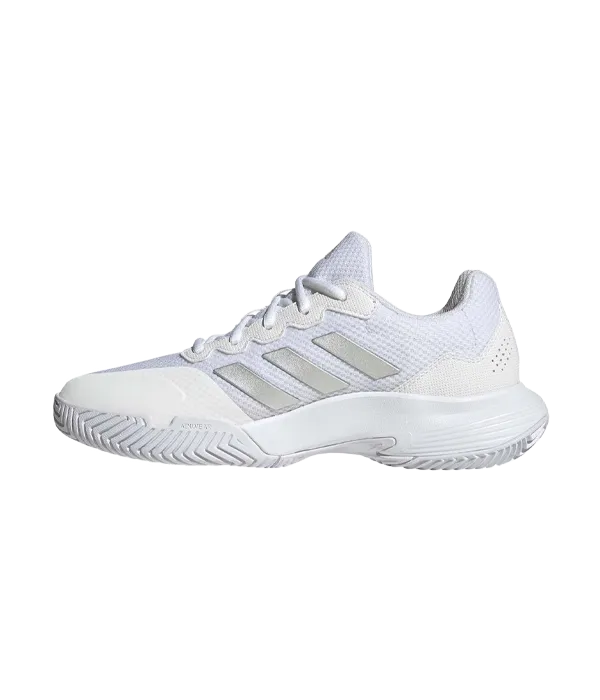 Padel Shoes Adidas GameCourt 2 Mujer Blanco