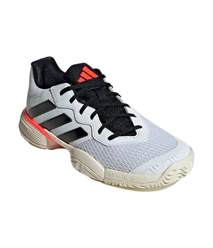 Padel Shoes Adidas Barricade Kids White Rojo