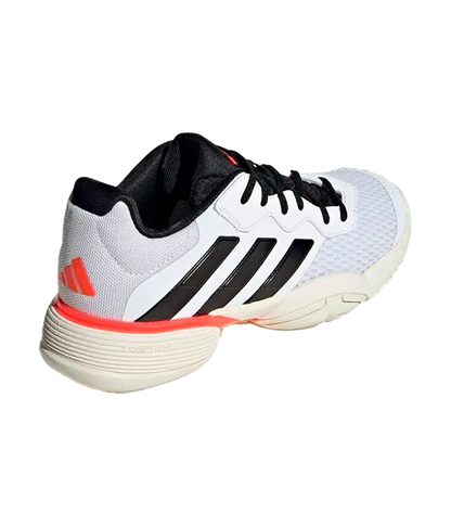 Padel Shoes Adidas Barricade Kids White Rojo