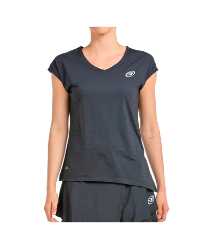 Camiseta Bullpadel Adoros Mujer Negro 2025