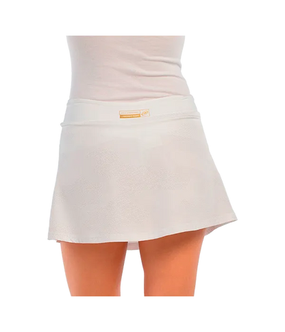 Falda Bullpadel Adoso White 2025 Premier Padel