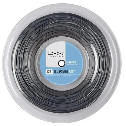 ALU Power Soft 17G Tennis String Reel SilverTienda Tennis