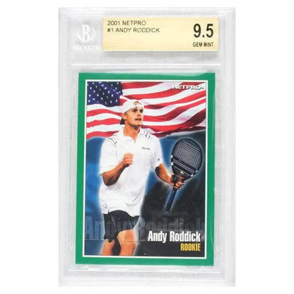 Andy Roddick 2001 NETPRO Tour Star Rookie Card (Beckett Rated)Tienda Tennis