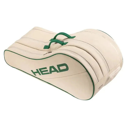 Arthur Ashe Tennis Racquet Bag L Off White and GreenTienda Tennis