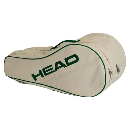 Arthur Ashe Tennis Racquet Bag L Off White and GreenTienda Tennis