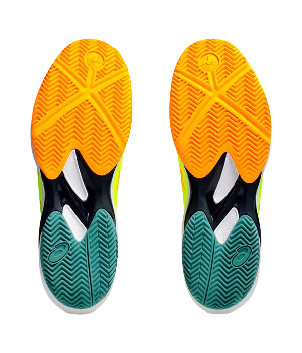 Padel Shoes Asics Solution Swift FF 2 Padel Safety Yellow/Stadium Orange