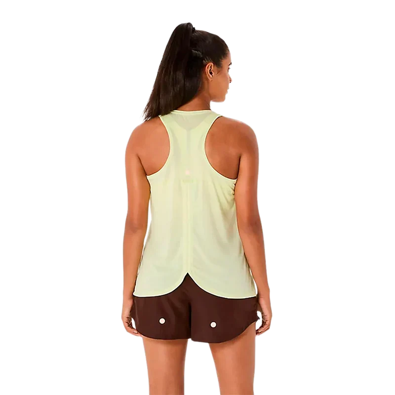 Camiseta Asics Nagino Run Ajustable Amarillo Mujer