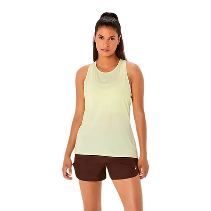 Camiseta Asics Nagino Run Ajustable Amarillo Mujer