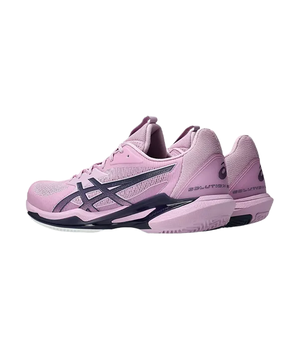 Padel Shoes Asics Solution Speed FF 3 Clay Mujer Light Ube/Indigo Fog 2025