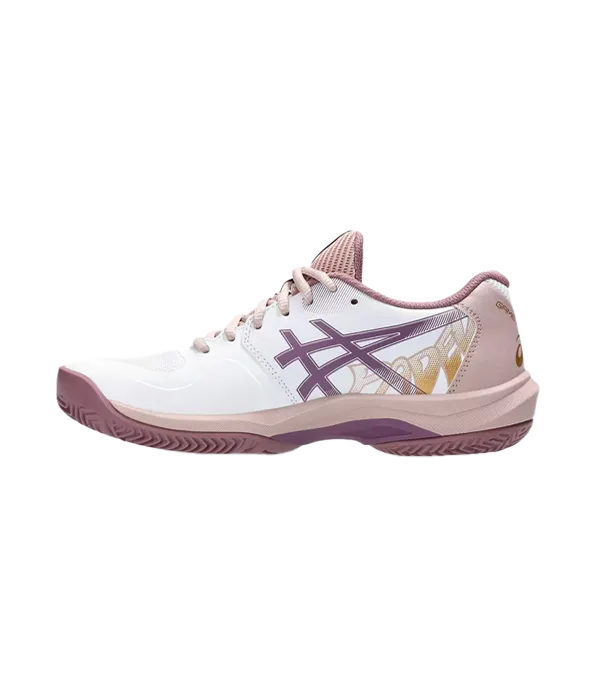 Padel Shoes Asics Game FF Padel Mujer White/ Purple Oxide