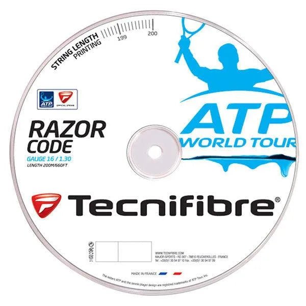 ATP Razor Code 1.30MM/16G Tennis String Reel CarbonTienda Tennis