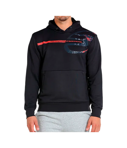 Sudadera Bullpadel Baiona Negro