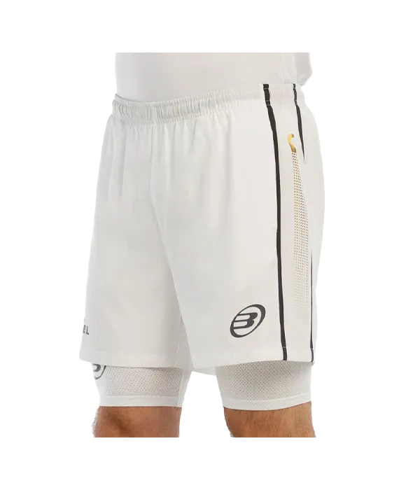 Pantalón Bullpadel Barde White 2025