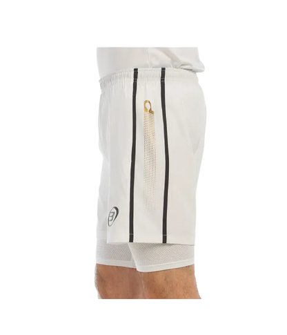 Pantalón Bullpadel Barde White 2025