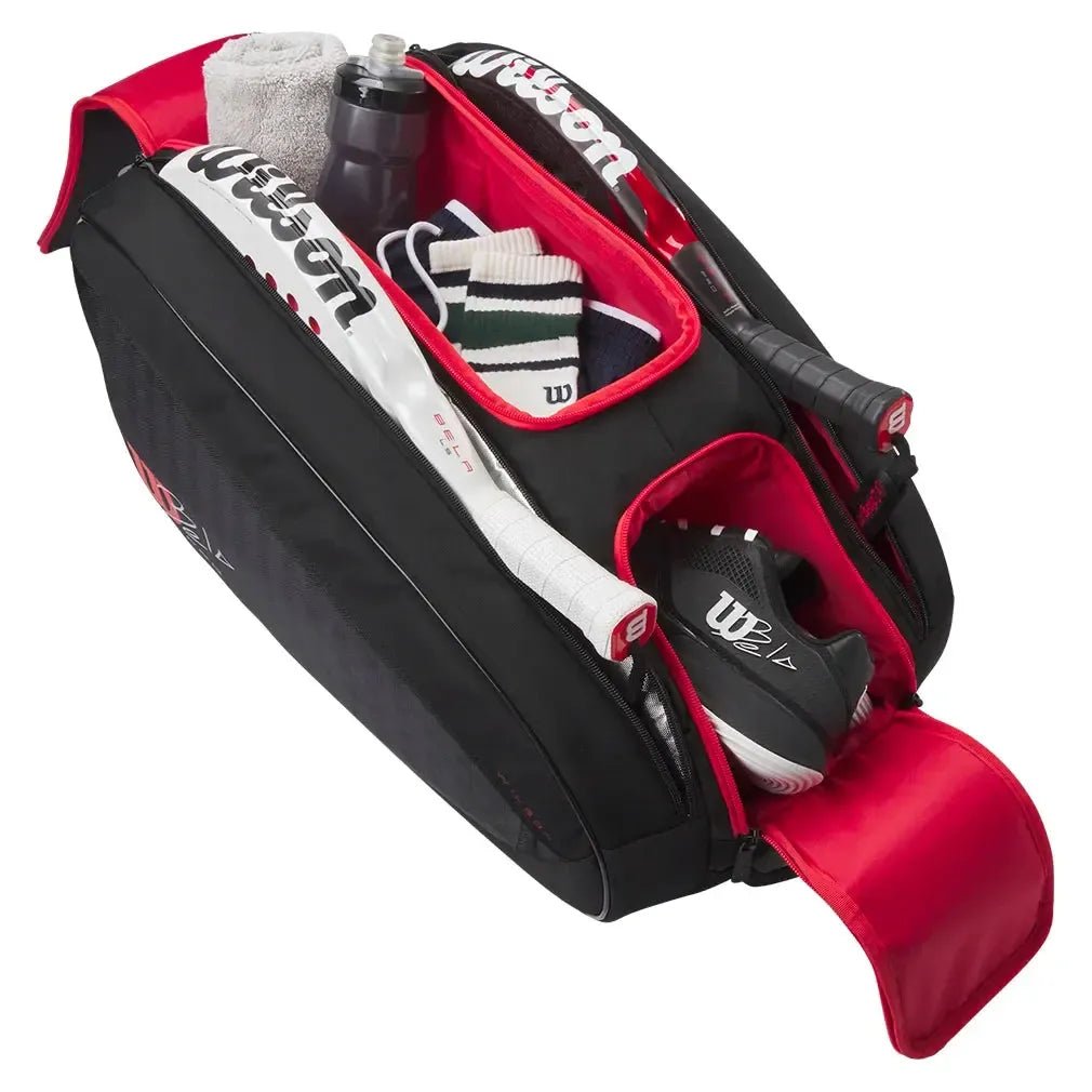 Bela V3 Padel Racquet Bag Black and RedTienda Tennis