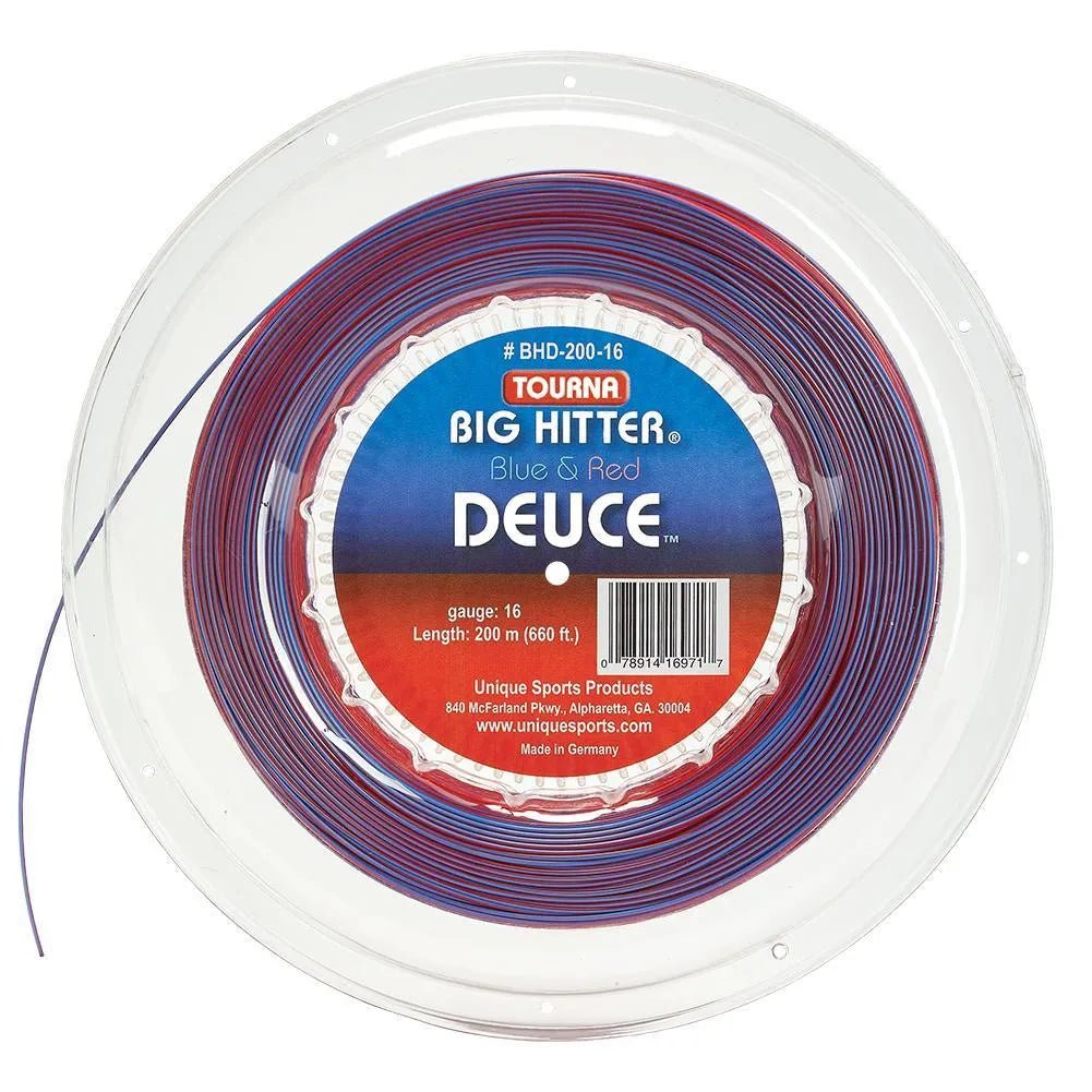 Big Hitter Deuce Tennis String Reel Blue and RedTienda Tennis