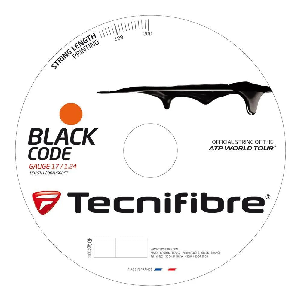 Black Code Tennis String Reel FireTienda Tennis