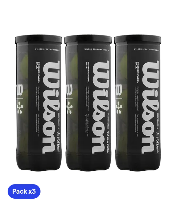 Balls  Wilson Padel Premier (Pack x3)