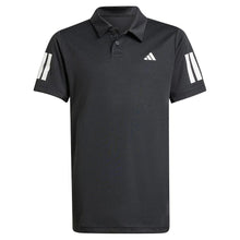 Boys' Club 3 Stripe Tennis Polo BlackTienda Tennis