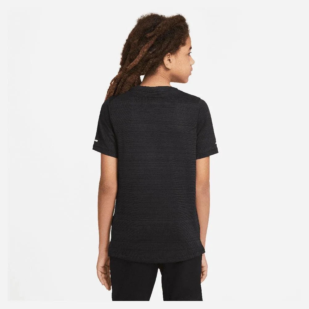 Boys' Dri - Fit Miler Short Sleeve Training TopTienda Tennis