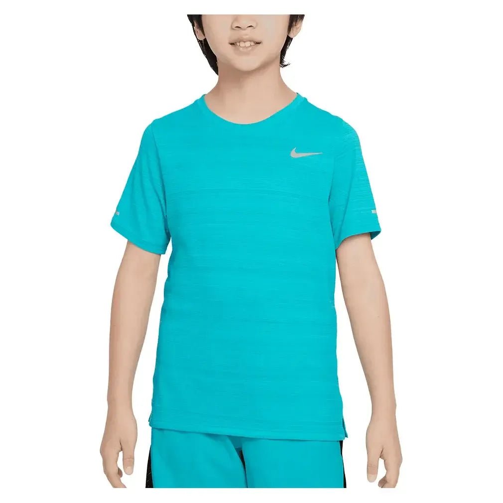 Boys' Dri - FIT Short Sleeve Miler Training TopTienda Tennis