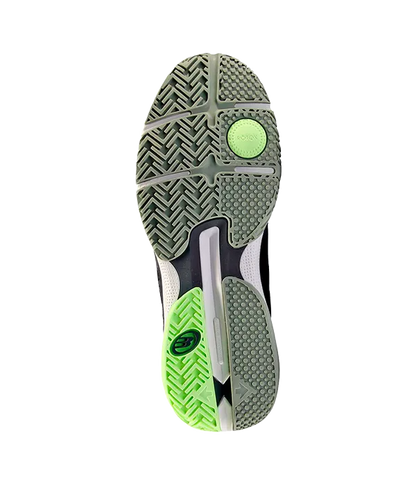 Padel Shoes Bullpadel Flow 24V Negro/Eucalipto