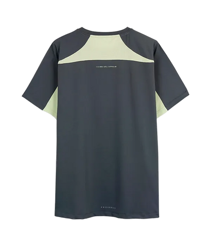 Camiseta NOX Pro Gris Oscuro/Verde