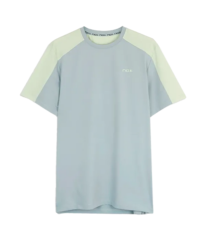 Camiseta NOX Pro Gris Claro/Verde