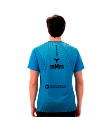 Camiseta Drop Shot Abian Azul Campa