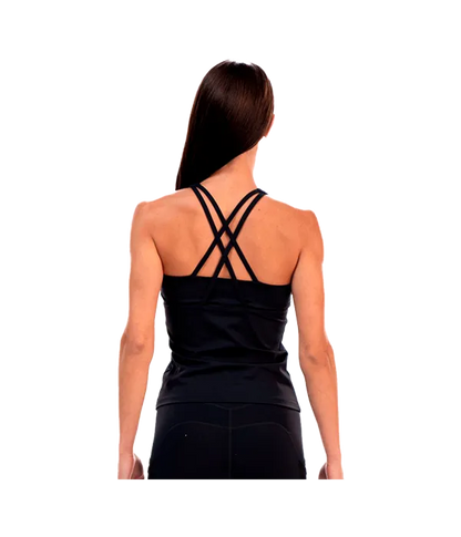 Camiseta Tirantes Drop Shot Perla Negro