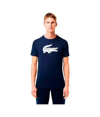 Camiseta Lacoste Regular Fit Algodon Azul Marino 2025