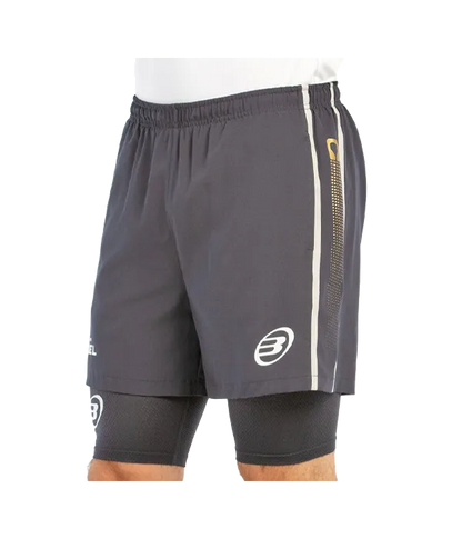 Pantalón Bullpadel Barde Carbón 2025