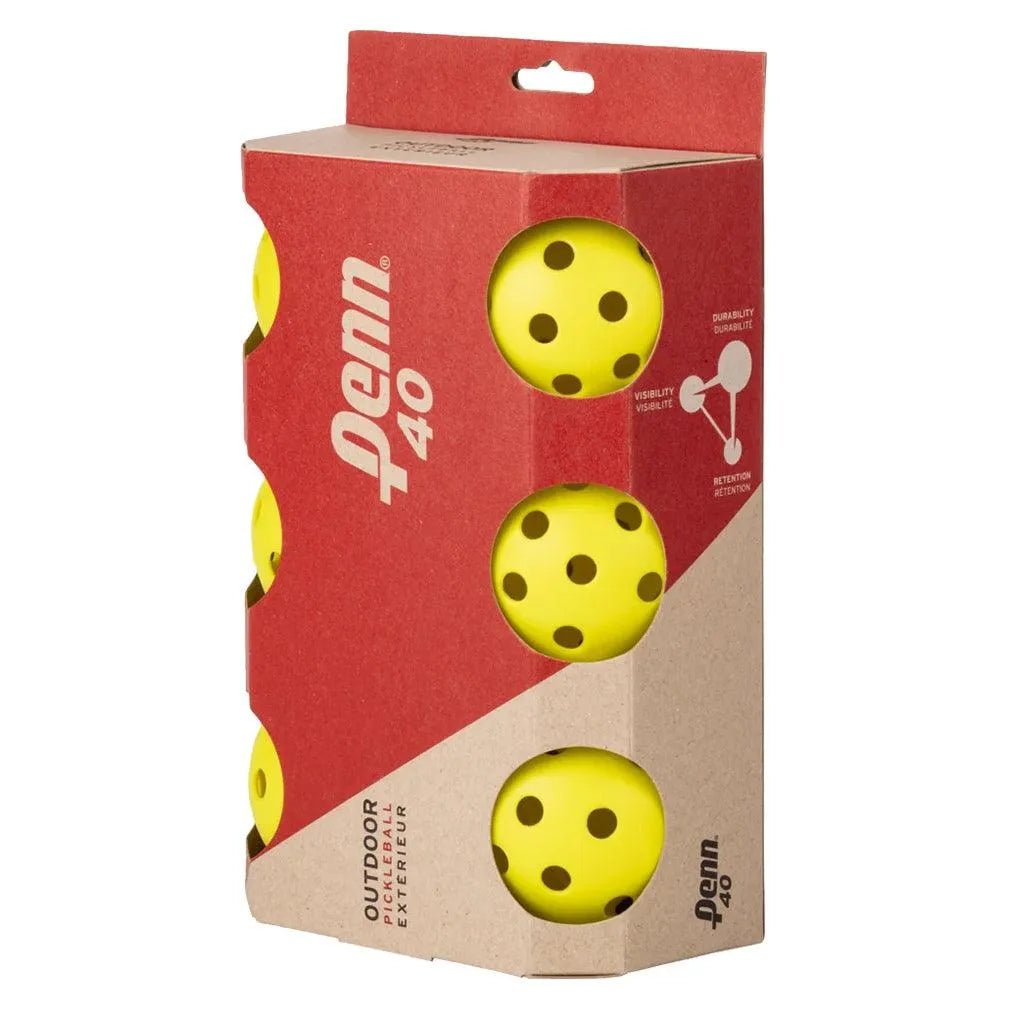 Championship 40 Outdoor Pickleballs 6 PackTienda Tennis