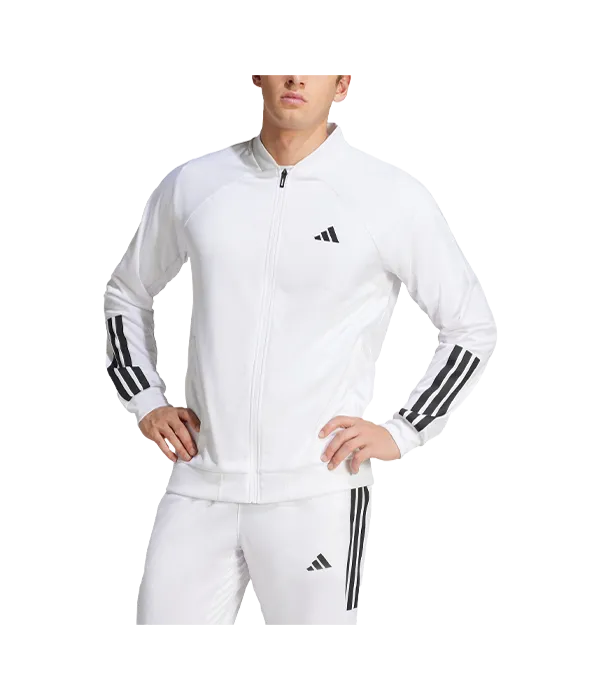 Chaqueta Adidas 3S Knit White 2025