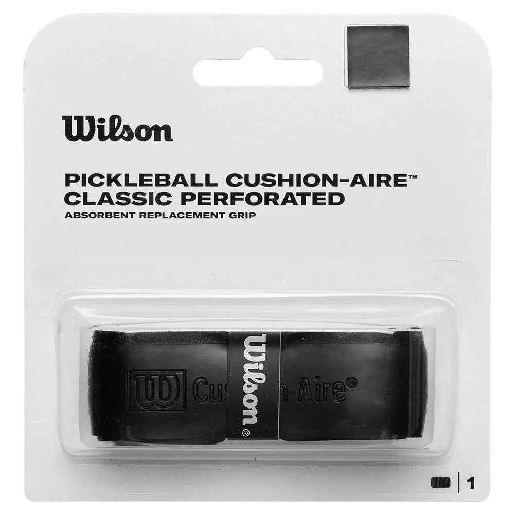 Classic Perforated Pickleball Replacement Grip BlackTienda Tennis