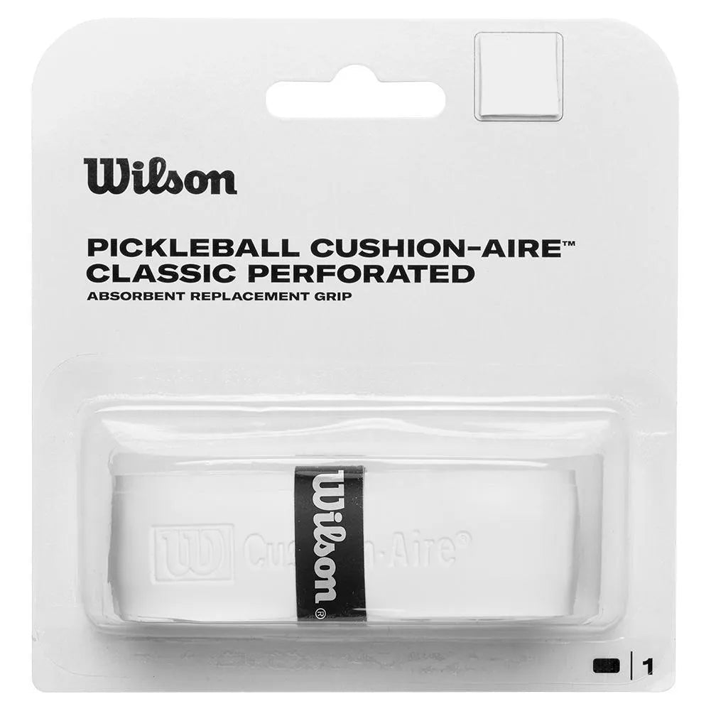 Classic Perforated Pickleball Replacement Grip WhiteTienda Tennis