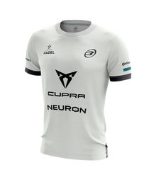 Camiseta Bullpadel Marfi Blanca 2025 Fede Chingotto