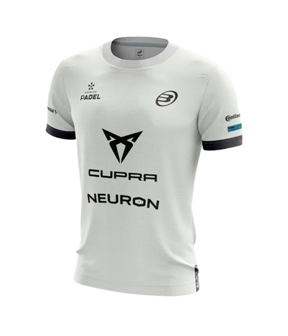 Camiseta Bullpadel Marfi Blanca 2025 Fede Chingotto