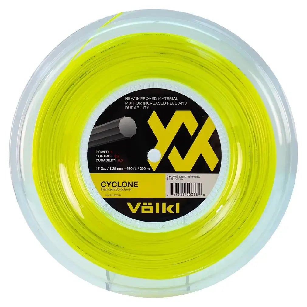 Cyclone 17G Neon Yellow Tennis String ReelTienda Tennis