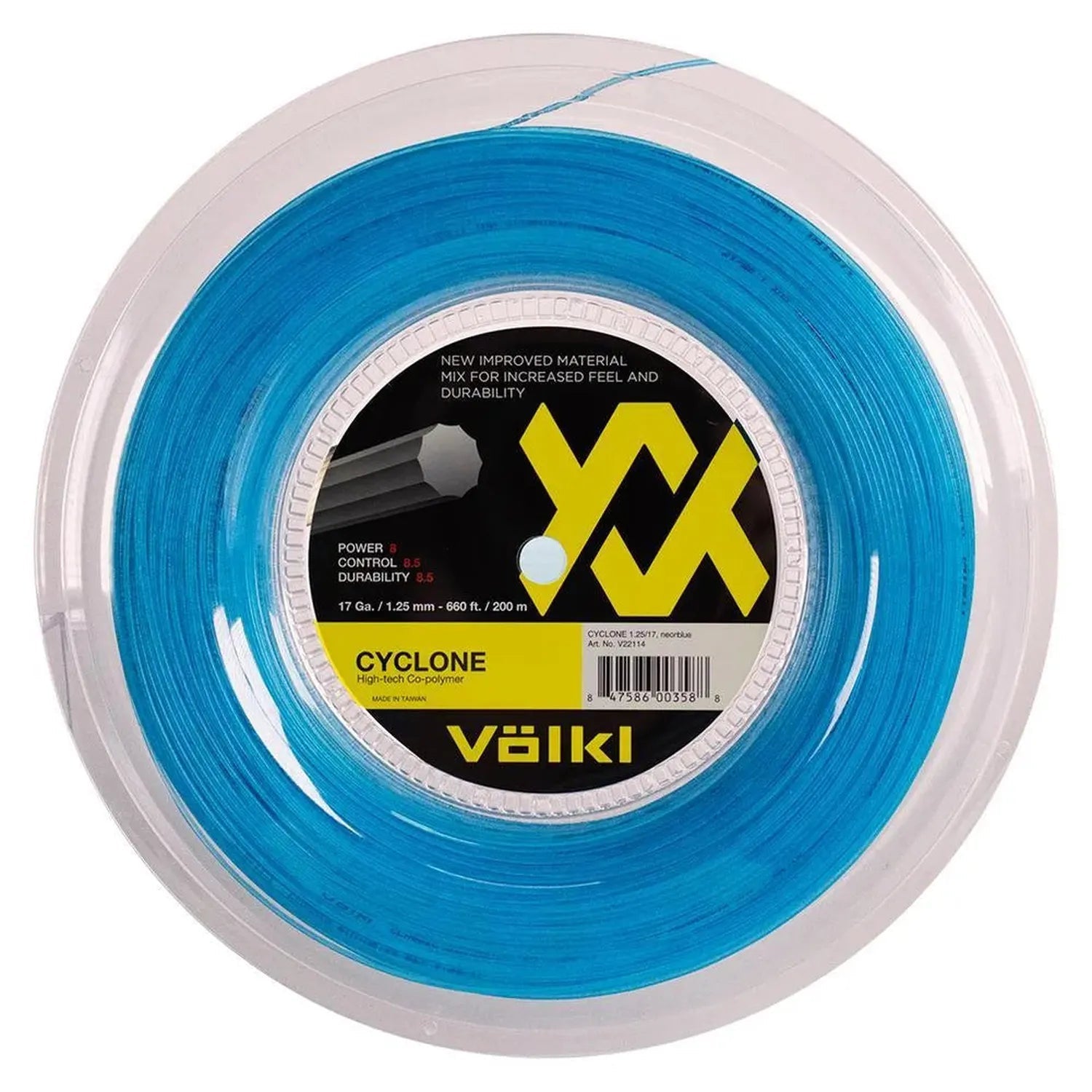 Cyclone 17g Tennis Reel Neon BlueTienda Tennis
