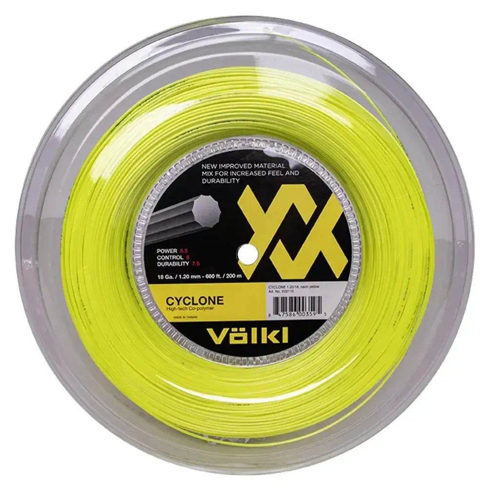 Cyclone 18G Neon Yellow Tennis String ReelTienda Tennis