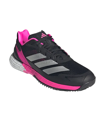 Padel Shoes Adidas Defiant Speed 2 Core Black/Silver Metallic 2025
