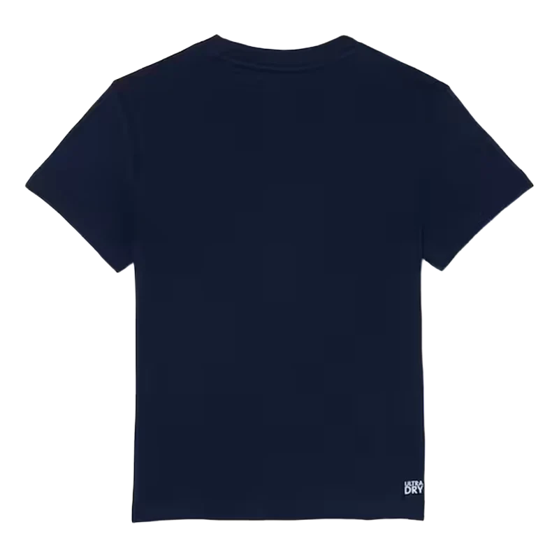 Camiseta Lacoste Ultra Dry Azul Marino Junior 2025