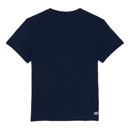Camiseta Lacoste Ultra Dry Azul Marino Junior 2025