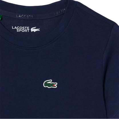 Camiseta Lacoste Ultra Dry Azul Marino Junior 2025