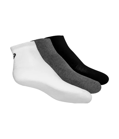 Socks Asics Quarter (Pack x 3) White / Negro / Gris