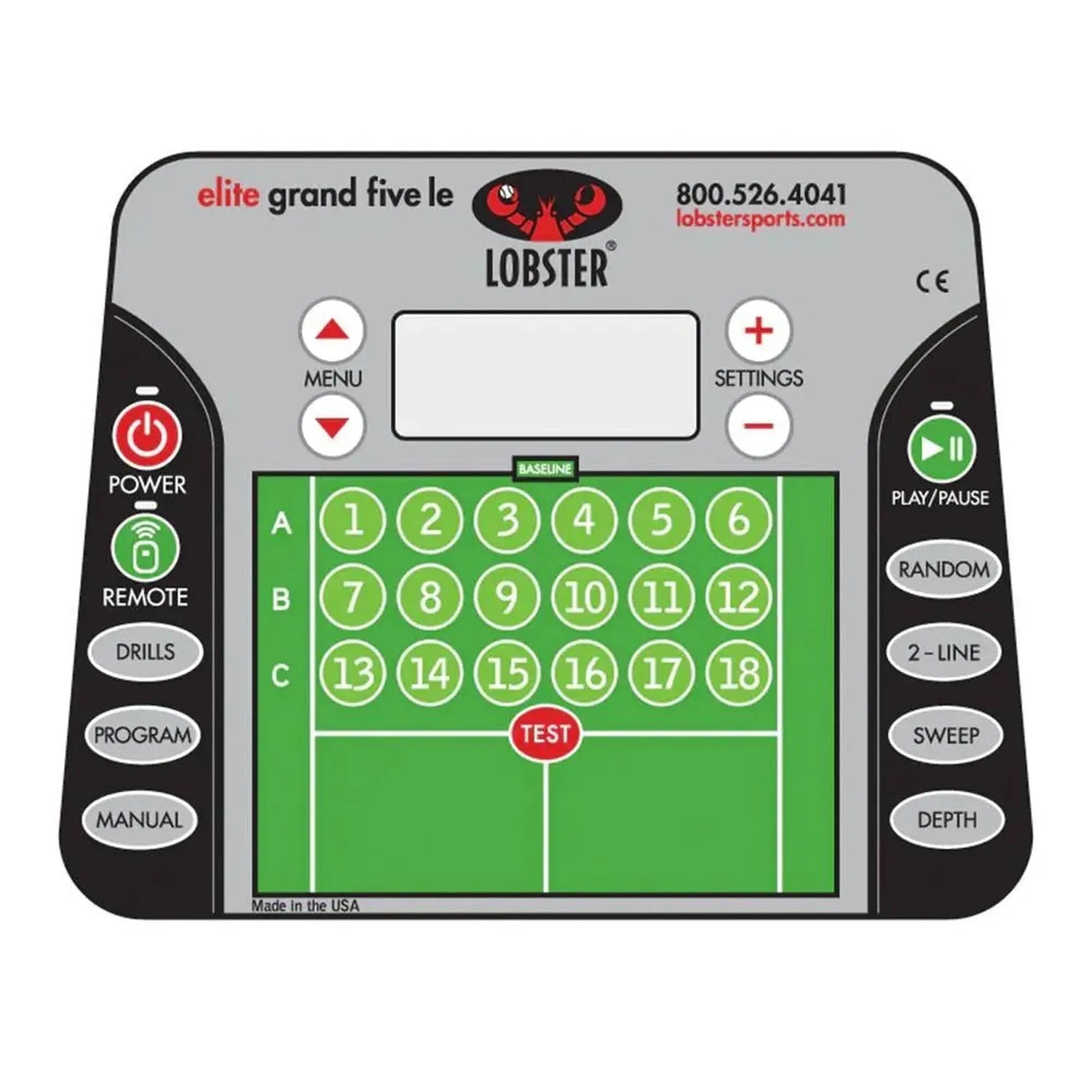 Elite Grand Five LE with 20 - Function Remote Control Ball MachineTienda Tennis