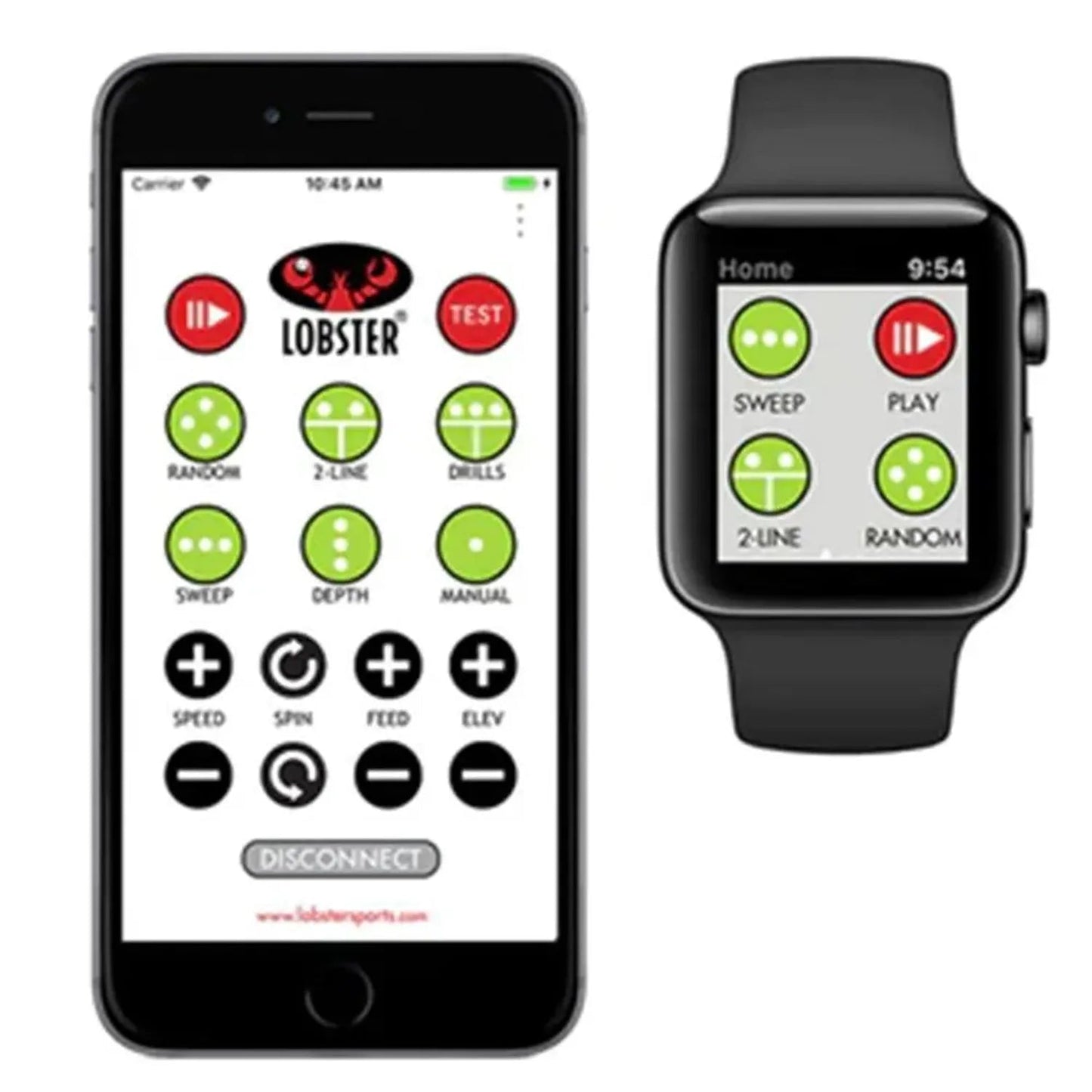 Elite Grand Five LE with 20 - Function Wi - Fi Remote Control for Apple Ball MachineTienda Tennis