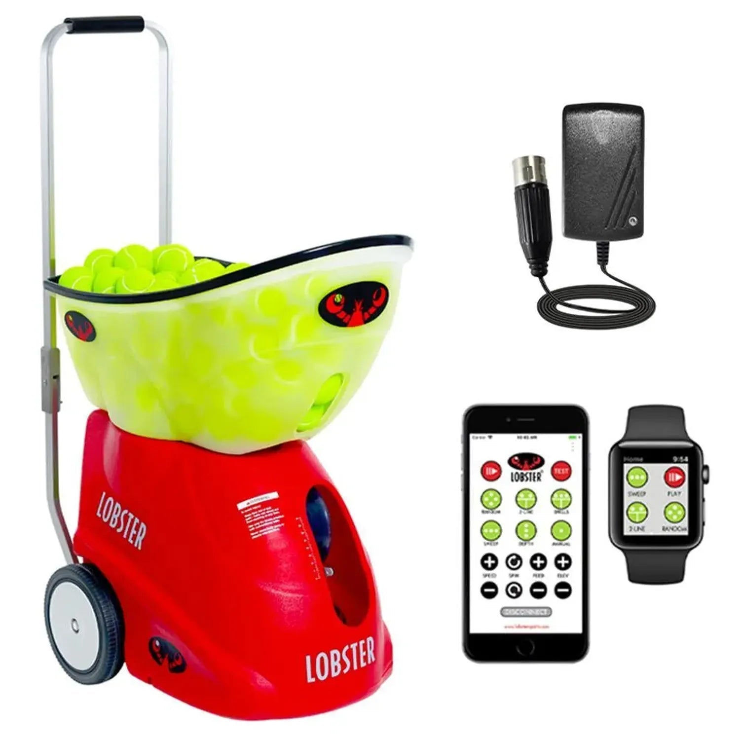 Elite Grand Five with 20 - Function Wi - Fi Remote Control for Apple Ball MachineTienda Tennis